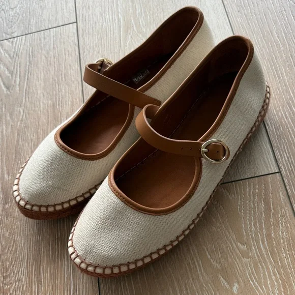 Tuckernuck Ivory Canvas Jamie Espadrille Flats - Picture 13 of 13
